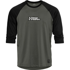 Horsefeathers Фланелка с дълъг ръкав за колоездене Horsefeathers Spike 3/4 Bike Jersey Cycling jersey - Chimera / Black (056-3964-0112)