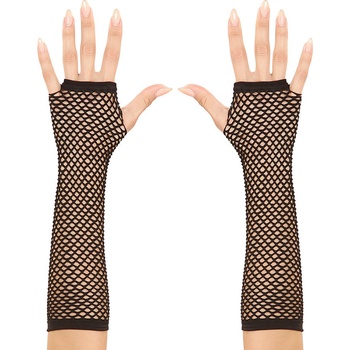 Dámské rukavice síťované černé