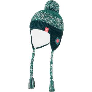 Trollkids Детска зимна шапка (beanie) Trollkids Girl's Borgund Bobble Cap Beanie - Midnight Petrol / Dusty Teal / Coral Pink - размер 52-56 cm (904-2050-0412)