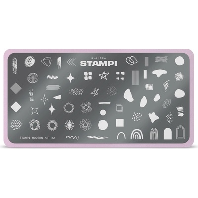 Glamora Stampi kovová destička MODERN ART 2