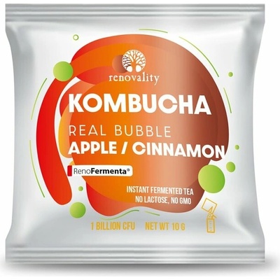 Renovality Kombucha Real Bubble Apple/Cinnamon 1 x 10 g