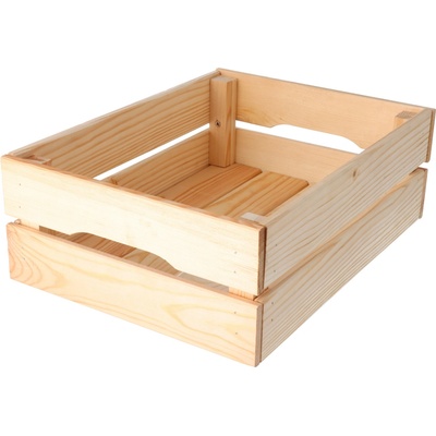 ČistéDrevo Drevená debnička 39,5 x 29,5 x 15 cm