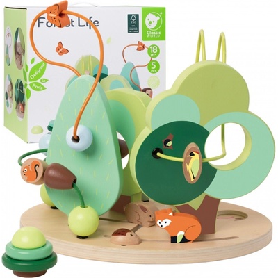 Classic World vzdelávacie bludisko prekladané Forest Life FSC