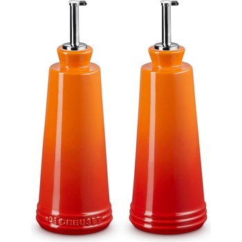 Le Creuset Дозатор за олио SIGNATURE 300 ml, комплект от 2 бр. , FLAME, керамика с глазура, Le Creuset (LECR80842300900003)