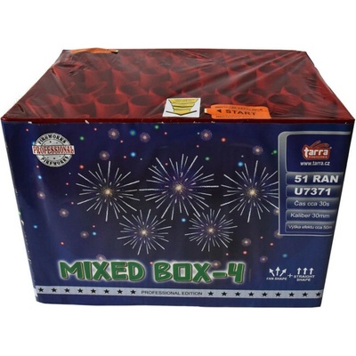 Ohňostroj batéria výmetnic MIXED BOX 4 51 ran 2 1