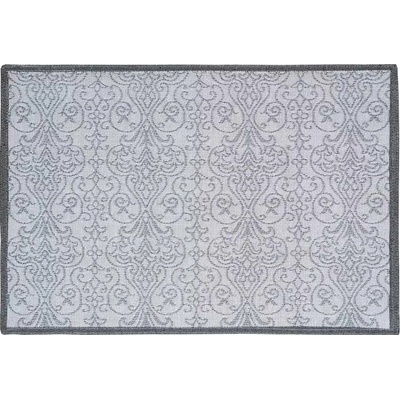 SCANquilt Prestieranie motiv LUREX ornament strieborná 32x48 cm