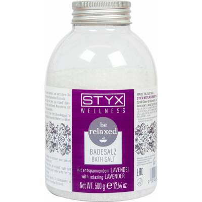 Styx Soľ do kúpeľa s levanduľou be relaxed 500 g