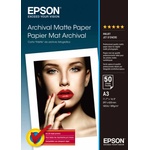 Epson Матова хартия за архивиране на снимки Epson (A3, 50 листа, 192 г)