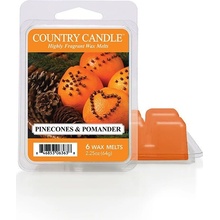 Country Candle Pinecones & Pomander Vonný Vosk 64 g