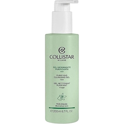Collistar Purifying Cleansing Gel нежен почистващ гел за раздразнена кожа на лицето унисекс 200 мл