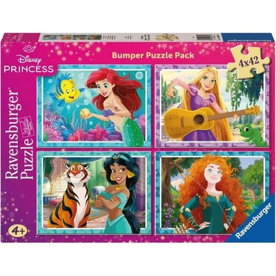 RAVENSBURGER Disney princeznej 4x42 dielov