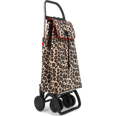 Rolser I-Max Wild 4 Logic Tour nákupní taška na kolečkách, leopardí vzor IMX566-1037