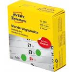 Avery Zweckform Marking wheel in dispenser Avery Zweckform, 800 pcs /roll, O10 mm, green, GREEN