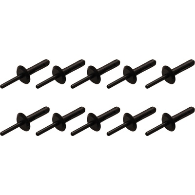 BGS technic 8463-4 Umělohmotné trhací nýty, 25,2 x 6,3 mm, sada 10ks - BGS