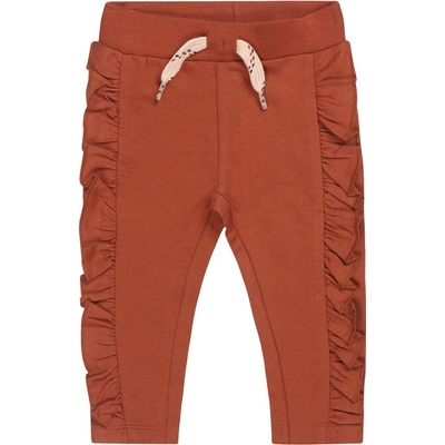 DIRKJE Tepláky s volánkem měděná holka