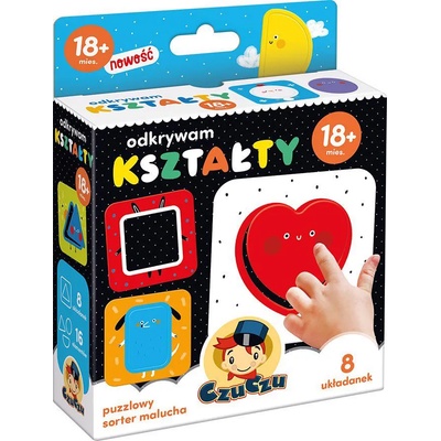 CzuCzu - Puzzle Vkládačka Geometrické tvary - 1 - 39 piese