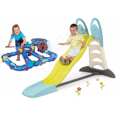 Smoby set domček Jura Lodge a Big vodná hra Waterplay Niagara 810500-14