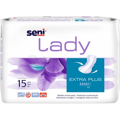 Seni Lady Extra Plus Inkontinenčné vložky pre ženy 15 ks