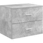 vidaXL Стенно Баня Кабинет Бетонно сиво 62, 5 x 44, 5 x 50 cm (890329)