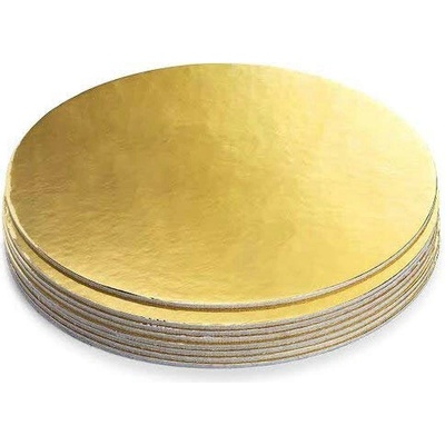 Veiras Двулицева Подложка Златисто/Черно, от мукава, 3 мм, 5 Броя