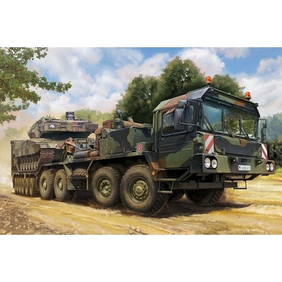 Trumpeter Slt-56 Tractor with 56t Semi Trailer 1:72