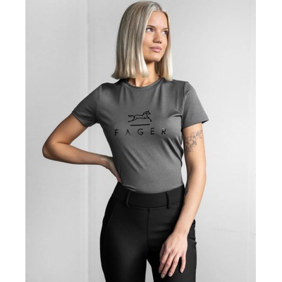 Fager Tričko s krátkým rukávem Fia dark grey