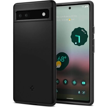 Spigen Противоударен Калъф за GOOGLE Pixel 6A, SPIGEN Thin Fit Case, Черен (ACS04473)