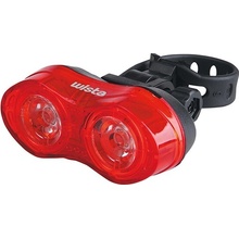 Wista 2 LED zadné čierne