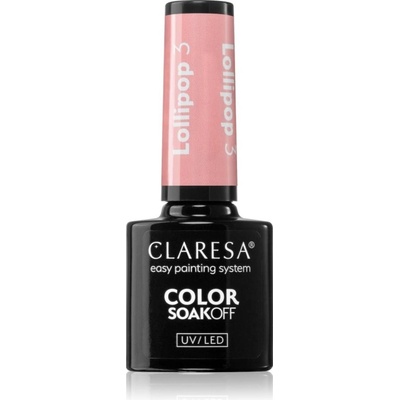 Claresa SoakOff UV/LED Color Lollipop gélový lak na nechty LOLLIPOP 3 5 g