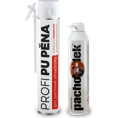 Sada pachový ohradník - na preventivní ochranu pozemku před medvědem až 800 m - 1 ks PU pěny + 1 ks koncentrátu
