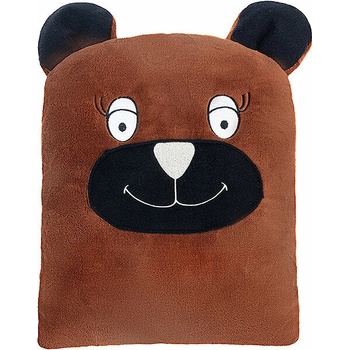 Bellatex Tvarovaný vankúš Medvedík 35x40