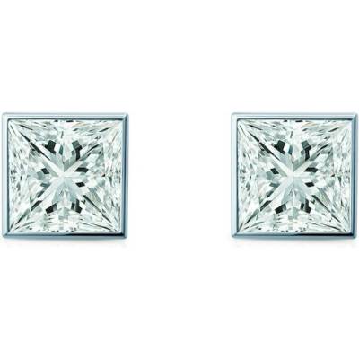 SAVICKI Náušnice Pure bílé zlato diamanty PURE-K-PR-009-DIA-B