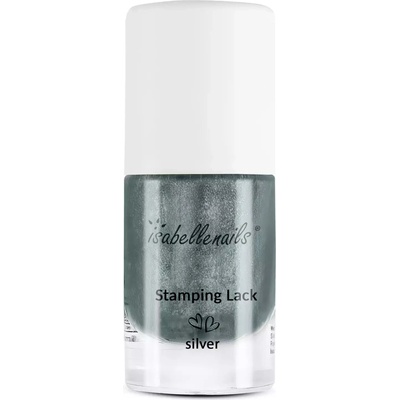 Isabellenails pečiatkovací lak strieborný 7 ml