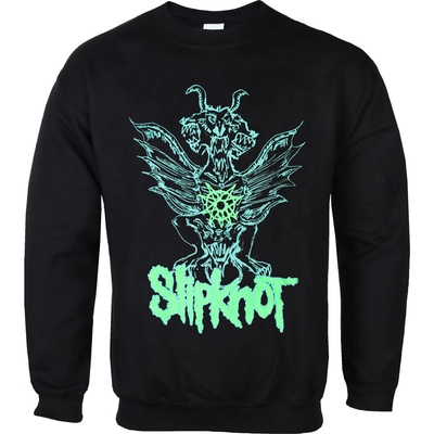 ROCK OFF мъжки суичър Slipknot - Green Demon - BL- ROCK OFF - SKSWT156MB