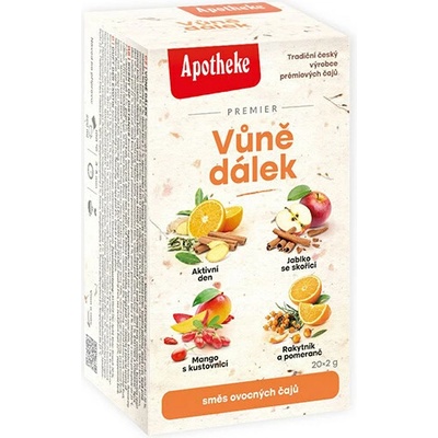 Apotheke Premier Ovocný čaj Vôňa diaľok 20 x 2 g