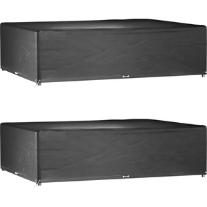 vidaXL Калъф градинска мебел 2 бр 16 капси 300x200x75 см правоъгълни (3155363)