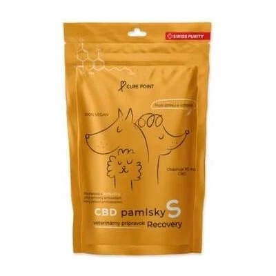CBD pamlsky CurePoint Recovery S 100 g