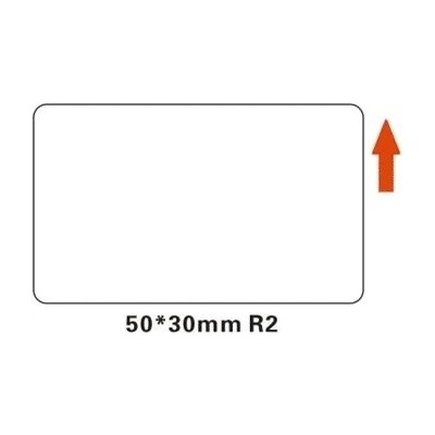 Niimbot A2A88358101 50x30 mm 230 ks biele samolepiace štítky