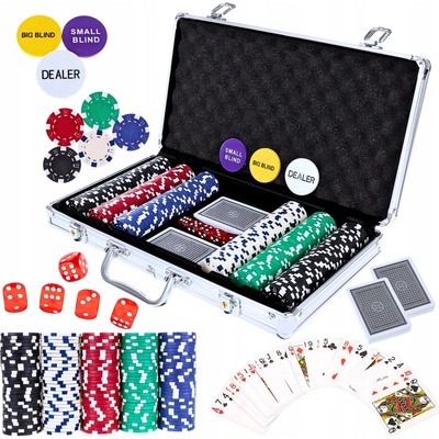 Malatec 23528 Poker set 300 žetónov HQ