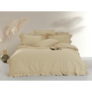Limasso bavlna obliečky Stonewashed krémové 160x200 2x70X80