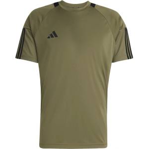 adidas Мъжка тениска Adidas Classic 3 Stripe Sereno T-Shirt Mens - Olive Strata
