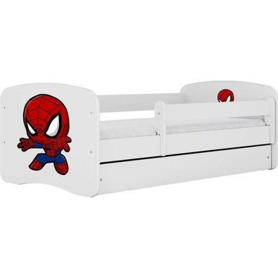 Kocot kids Babydreams Spiderman biela se šuplíkys matrací