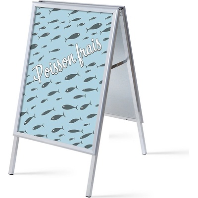 Jansen Display Set reklamního áčka A1, Čerstvá ryba, francouzština, 639 x 1094 mm