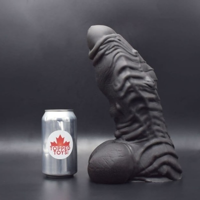 Topped Toys Erebus 120 Obsidian prémiové silikonové dildo 31,5 x 9,7 cm