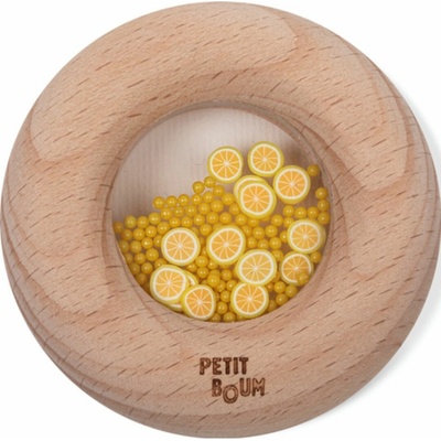 Petit Boum Senzorické chrastítko Citron
