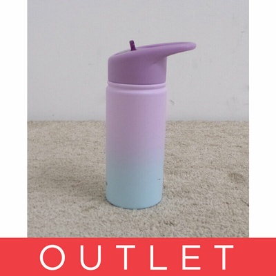 SKIP HOP Fľaša so slamkou nerezová Wander - ombré purple, 450ml