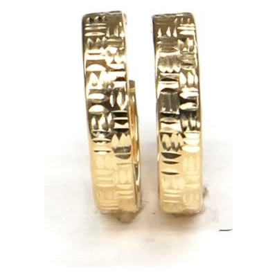 Pattic náušnice ze žlutého zlata ARP990304Y – Zboží Dáma