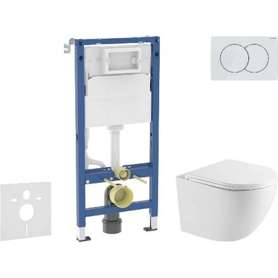 Geberit Duofix s tlačidlom Delta01 SANI11CA3198