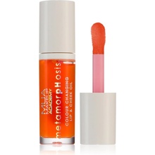 MUA Makeup Academy Metamorphosis olejový lesk na pery na pery a líca vône Oh Peachy Peach 7 ml