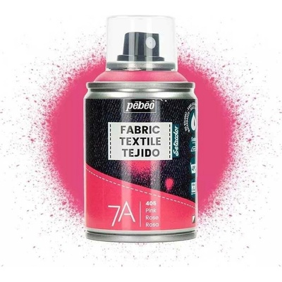 Pebeo Pébéo barva na textil ve spreji 100 ml růžová